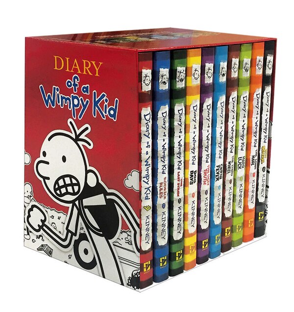 Diary of a Wimpy Kid Box of Books (Books 1-10) by Jeff Kinney, Hardcover | Indigo Chapters