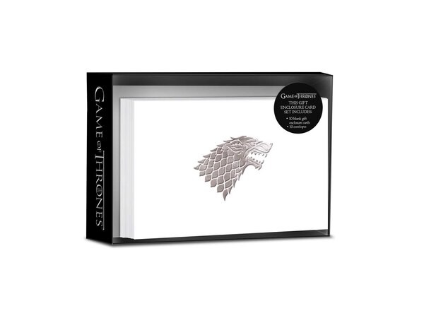 Game of Thrones: House Stark Foil Gift Enclosure Cards (Set of 10) by Insight Editions, Paperback | Indigo Chapters