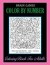 PUBLICATIONS INTERNATIONAL LTD Brain Games Color by Number Stress
