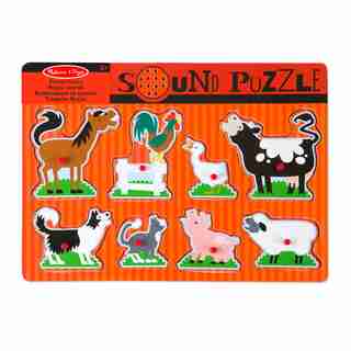 Melissa & Doug Sound Puzzle Farm Animals