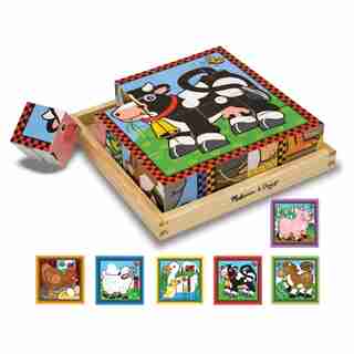 Melissa & Doug Farm Cube Puzzle