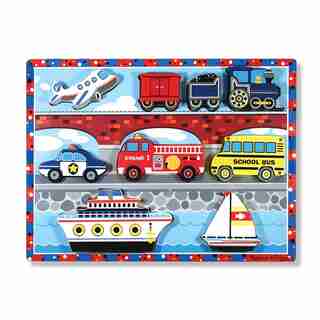 Melissa & Doug Vehicles Chunky Puzzle