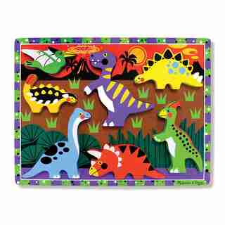 Melissa & Doug Dinosaurs Chunky Puzzle