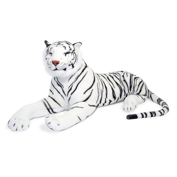 Melissa & Doug® Plush Animal Tiger White
