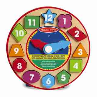 Melissa & Doug Shape Sorting Clock