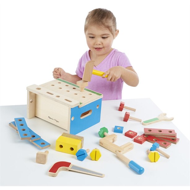 Melissa & Doug Hammer And Saw Tool Bench By Melissa & Doug Melissa & Doug Hammer And Saw Tool Bench By Melissa & Doug