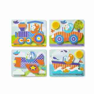 Melissa & Doug First Play Jigsaw Puzzle Vehicles