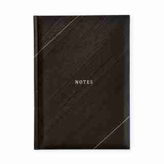 Notebook black with golden details