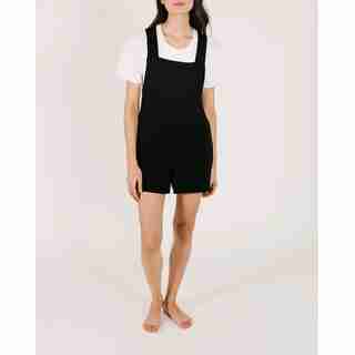 SHORTY ROMPERALLS, MIDNIGHT BLACK SMALL