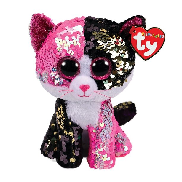 Ty® Flippables™ Magic Sequin Plush Animal Cat Malibu Regular
