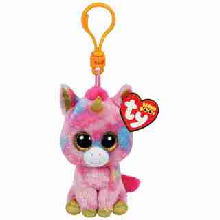 Beanie Boos Clip - Fantasia the Rainbow Unicorn