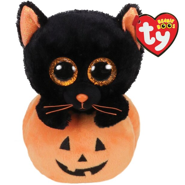 Cat in Pumpkin Plush Toy