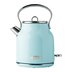 Heritage 1.7 Liter (7 Cup) Stainless Steel Electric Kettle, Turquoise