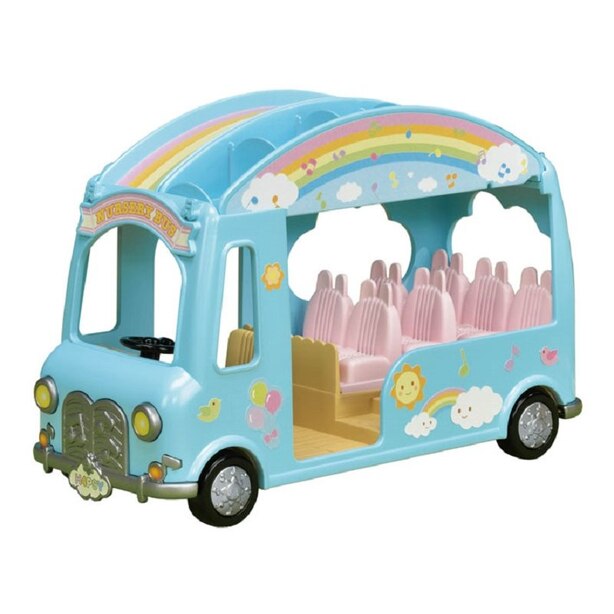 Calico Critters® Calico Village Playset Sunshine Nursery Bus