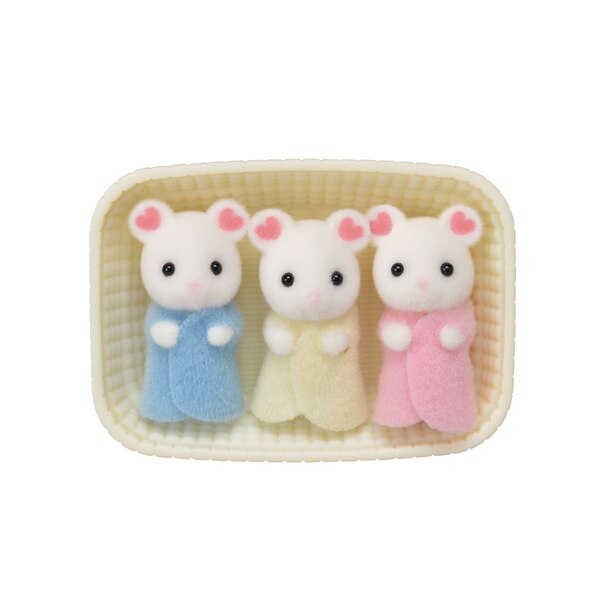 Callico Critters MARSHMALLOW MOUSE TRIPLETS