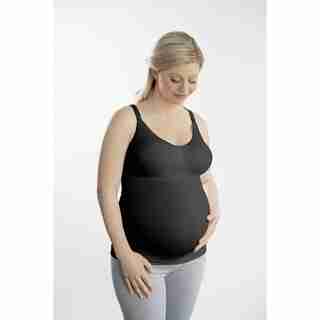 Medela Comfy Camisole For Maternity/Breastfeeding, Large, Black