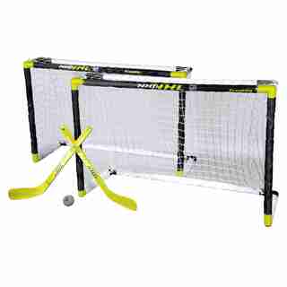 Franklin Sports NHL Pro Style Mini Hockey 2 Goal Set