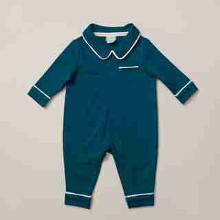 IndigoBaby Green PJ Suit Size 6-12 Months