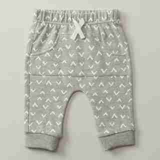 INDIGOBABY MONOCHROME JOGGER GREY ARROW 6-12 MONTHS