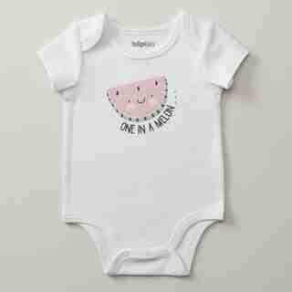 INDIGOBABY ONESIE WATERMELON 0-3 MONTHS