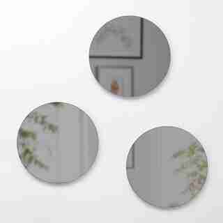 UMBRA CHARCOAL MIRRORS – SET OF 3