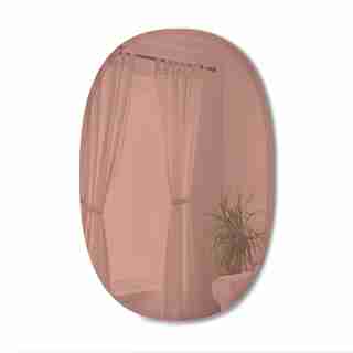 UMBRA HUB BEVY MIRROR - COPPER OVAL 24"X36"