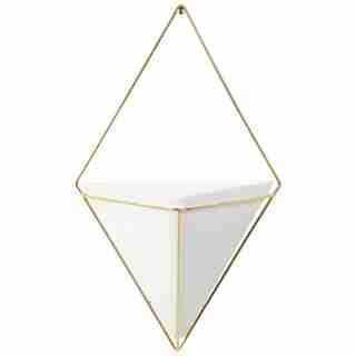 Umbra Trigg Wall Vessel Brass – Large