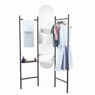 UMBRA VALA VALET & MIRROR - BLACK