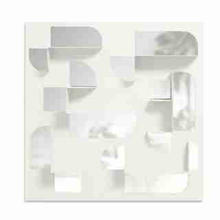 UMBRA BEND SHELF MIRROR - GREY