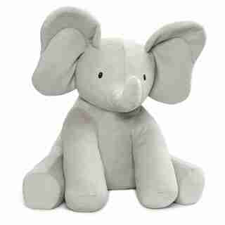 Baby GUND Jumbo Flappy the Elephant Plush Stuffed Animal, Gray, 24”