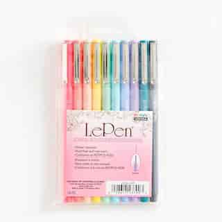 LePen Pastels Set of 10 Pens