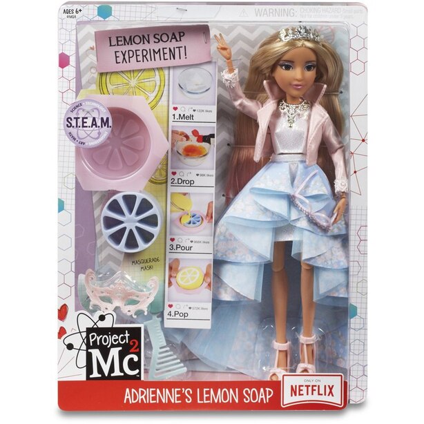 Project Mc2 Experiments with Doll- Adrienne's Lemon Soap