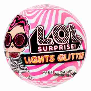 L.O.L. Surprise! Lights Glitter Doll with 8 Surprises Including Black Light Surprises