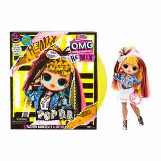 L.O.L. Surprise! O.M.G. Remix Pop B.B. Fashion Doll – 25 Surprises with Music