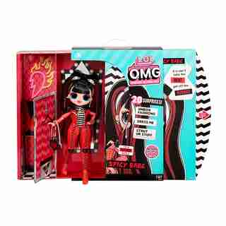 LOL Surprise OMG Spicy Babe Fashion Doll - Dress Up Doll Set with 20 Surprises for Girls and Kids 4+
