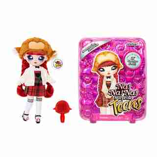 Na Na Na Surprise Teens Fashion Doll – Samantha Smartie, 11" Soft Fabric Doll, Owl Inspired