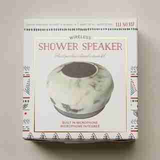 WIRELESS SHOWER SPEAKER MARBLE
