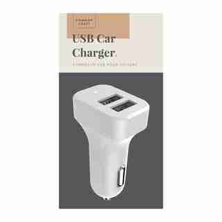 Common Craft USB Car Charger White
