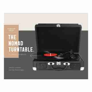 Common Craft The Nomad Turntable Black