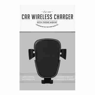 WIRELESS CHARGING GRAVITY CAR MOUNT