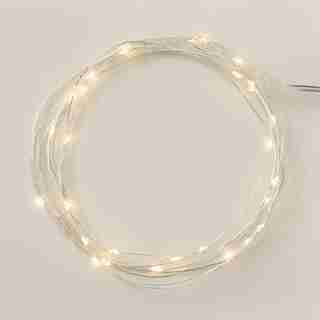 LED MICRO FAIRY LIGHTS – SILVER STRING, 10 FT