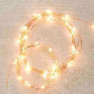 LED MICRO FAIRY LIGHTS – GOLD STRING, 10 FT