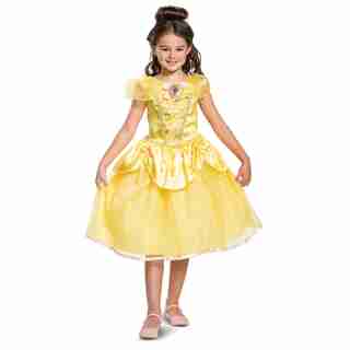 Disguise Kids Costume Disney's Beauty and The Beast Bell Size M
