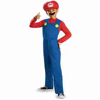 Disguise Kids Costumes Mario Size M