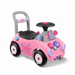 VOITURE RÉCRÉATIVE, TROTTEUSE - ROSE (55 CM x 27 CM x 41,5 CM)