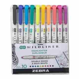 Zebra Mildliner 10-Pack Assorted