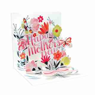 Paper E. Clips Mother's Day Card Springtime Bouquet