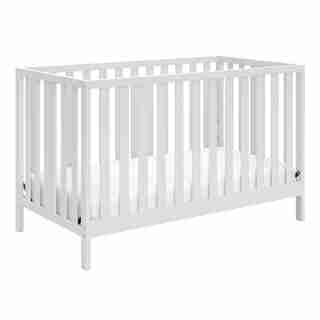 STORKCRAFT PACIFIC 4-IN-1 CONVERTIBLE CRIB WHITE