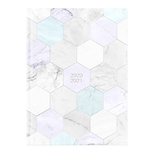 Pierre Belvedere 20 21 Academic Calendar Weekly 6 X 8 White Marble Www Staples Ca