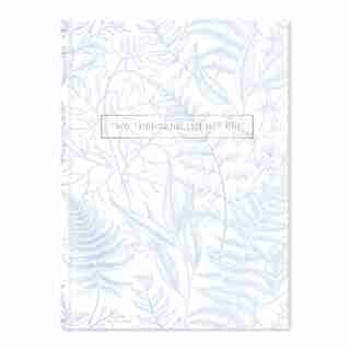 PIERRE BELVEDERE January - December 2021 DAILY SOFT BLUE FERNS PLANNER